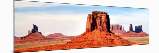Monument Valley at Tribal Park-Douglas Taylor-Mounted Premium Giclee Print