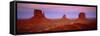 Monument Valley Az/Ut USA-null-Framed Stretched Canvas