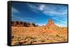 Monument Valley, Desert Canyon in Arizona-lucky-photographer-Framed Stretched Canvas
