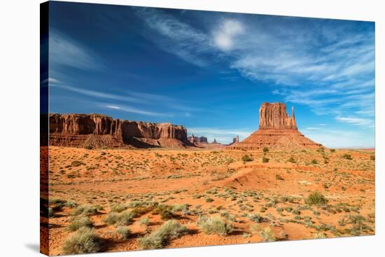 Monument Valley, Desert Canyon in Arizona-lucky-photographer-Stretched Canvas