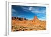 Monument Valley, Desert Canyon in Arizona-lucky-photographer-Framed Photographic Print