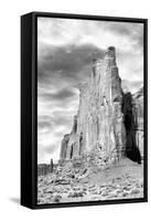 Monument Valley I BW-Douglas Taylor-Framed Stretched Canvas