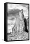 Monument Valley I BW-Douglas Taylor-Framed Stretched Canvas