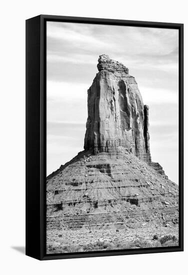 Monument Valley II BW-Douglas Taylor-Framed Stretched Canvas