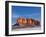 Monument Valley in the Snow, Monument Valley Navajo Tribal Park, Arizona, USA-Walter Bibikow-Framed Photographic Print