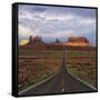 Monument Valley IV-Ike Leahy-Framed Stretched Canvas