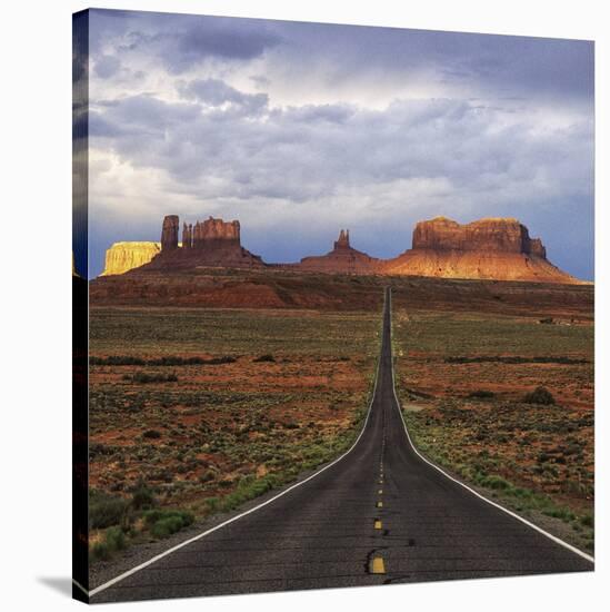 Monument Valley IV-Ike Leahy-Stretched Canvas