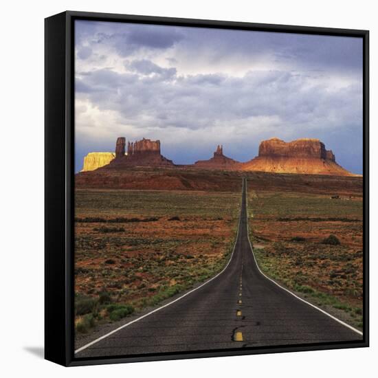 Monument Valley IV-Ike Leahy-Framed Stretched Canvas