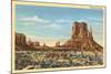 Monument Valley Mitten Butte-null-Mounted Art Print