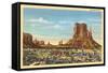 Monument Valley Mitten Butte-null-Framed Stretched Canvas