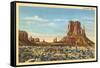 Monument Valley Mitten Butte-null-Framed Stretched Canvas