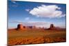 Monument Valley Mittens from Artist Point of National Park Utah-holbox-Mounted Photographic Print