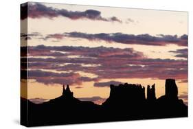 Monument Valley, Navajo Tribal Lands, Utah, Usa-Norbert Eisele-Hein-Stretched Canvas