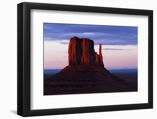 Monument Valley Navajo Tribal Park at Sunset-Paul Souders-Framed Photographic Print