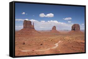 Monument Valley Navajo Tribal Park, Utah, United States of America, North America-Richard Maschmeyer-Framed Stretched Canvas