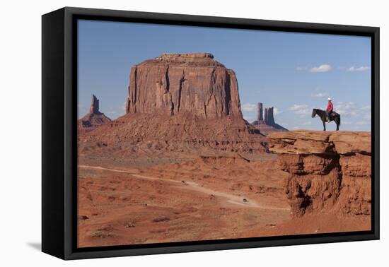 Monument Valley Navajo Tribal Park, Utah, United States of America, North America-Richard Maschmeyer-Framed Stretched Canvas