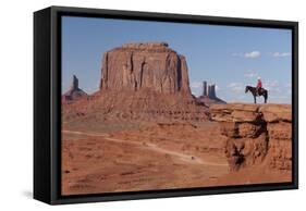 Monument Valley Navajo Tribal Park, Utah, United States of America, North America-Richard Maschmeyer-Framed Stretched Canvas