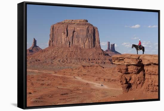 Monument Valley Navajo Tribal Park, Utah, United States of America, North America-Richard Maschmeyer-Framed Stretched Canvas