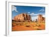 Monument Valley North Window-null-Framed Art Print