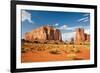 Monument Valley North Window-null-Framed Art Print