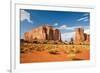 Monument Valley North Window-null-Framed Art Print