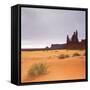 Monument Valley Panorama 1 2 of 3-Moises Levy-Framed Stretched Canvas