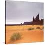 Monument Valley Panorama 1 2 of 3-Moises Levy-Stretched Canvas