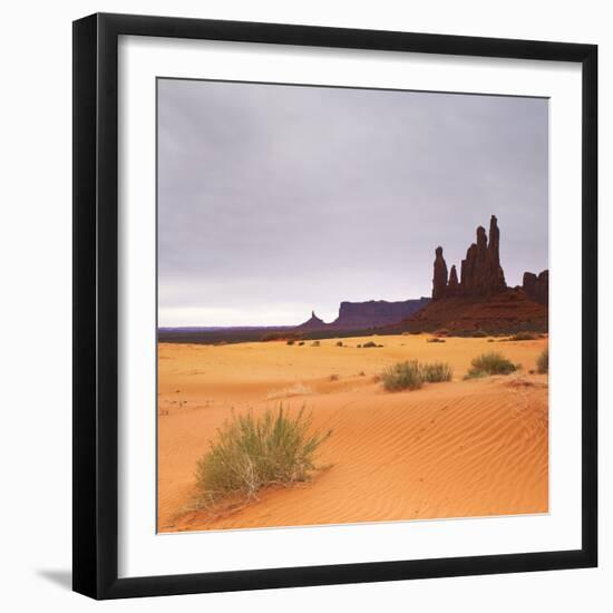 Monument Valley Panorama 1 2 of 3-Moises Levy-Framed Photographic Print