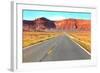 Monument Valley Route 163-snoofek-Framed Photographic Print