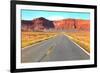 Monument Valley Route 163-snoofek-Framed Photographic Print