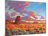 Monument Valley Sunset-Patty Baker-Mounted Art Print