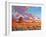 Monument Valley Sunset-Patty Baker-Framed Art Print