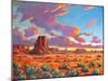 Monument Valley Sunset-Patty Baker-Mounted Art Print