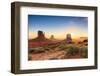 Monument Valley Twilight, Az, USA-f11photo-Framed Photographic Print