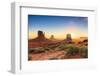 Monument Valley Twilight, Az, USA-f11photo-Framed Photographic Print