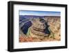 Monument Valley, Utah. San Juan River running through three sinuous canyons and valleys.-William Perry-Framed Photographic Print