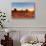 Monument Valley, Utah - Three Peeks and Sun-Lantern Press-Stretched Canvas displayed on a wall