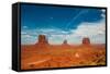 Monument Valley, Utah, United States of America, North America-Laura Grier-Framed Stretched Canvas