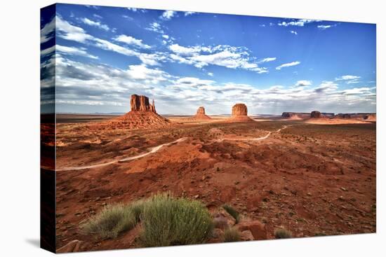 Monument Valley - Utah - United States-Philippe Hugonnard-Stretched Canvas