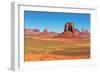 Monument Valley West and East Mittens Butte Utah National Park-lucky-photographer-Framed Photographic Print