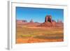 Monument Valley West and East Mittens Butte Utah National Park-lucky-photographer-Framed Photographic Print