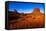 Monument Valley West Mitten And Merrick Butte Desert Sand Dunes Utah-holbox-Framed Stretched Canvas