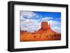 Monument Valley West Thumb-null-Framed Art Print