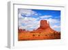 Monument Valley West Thumb-null-Framed Art Print