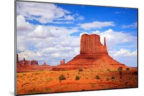 Monument Valley West Thumb-null-Mounted Art Print