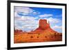 Monument Valley West Thumb-null-Framed Art Print