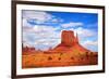 Monument Valley West Thumb-null-Framed Art Print