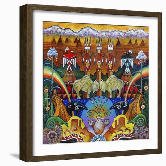 Monument Valley-Bill Bell-Framed Giclee Print