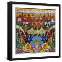 Monument Valley-Bill Bell-Framed Premium Giclee Print