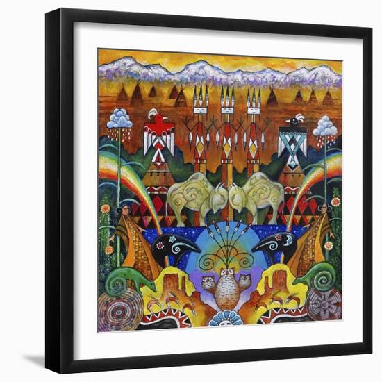 Monument Valley-Bill Bell-Framed Premium Giclee Print